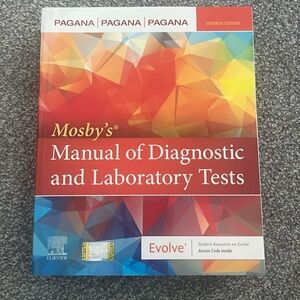 Mosby’s Manual of Diagnostic and Laboratory Tests ISBN 978-0-323-69703-3